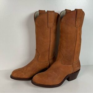 Stewart Fine Handmade Cowboy Boots | Nubuck | Custom | Men’s 6 EE | Women’s 7